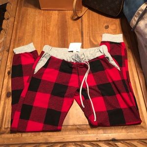 Buffalo Plaid Soft Joggers - medium